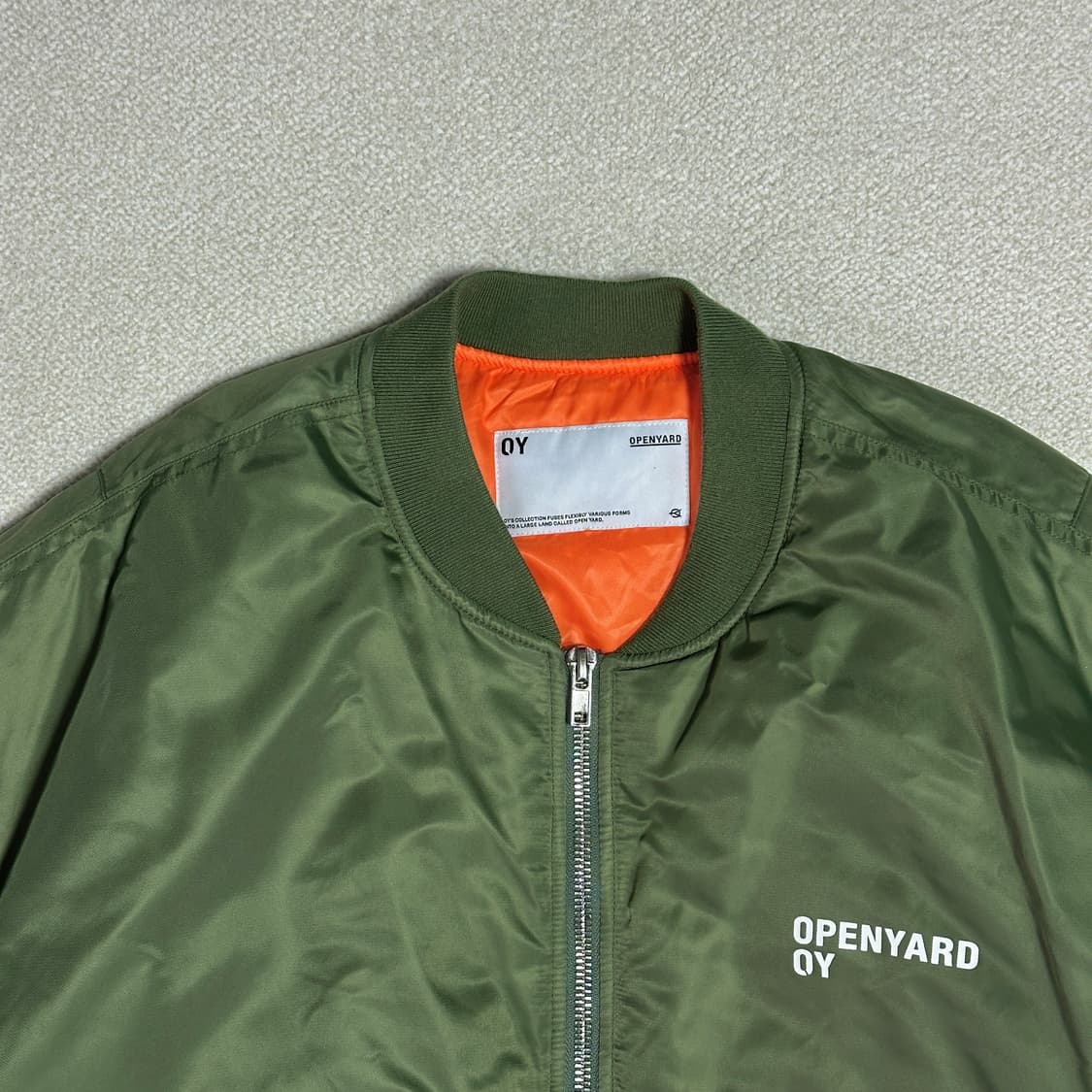 오와이 시링 봄버 MA-1 상품이미지5