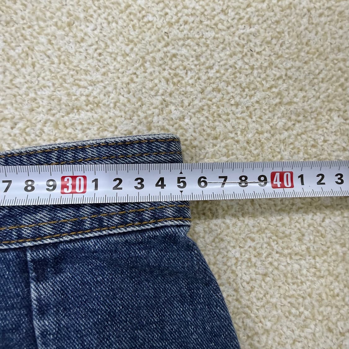 M TWEE 포켓 버튼 데님 치마 0129T2 상품이미지5