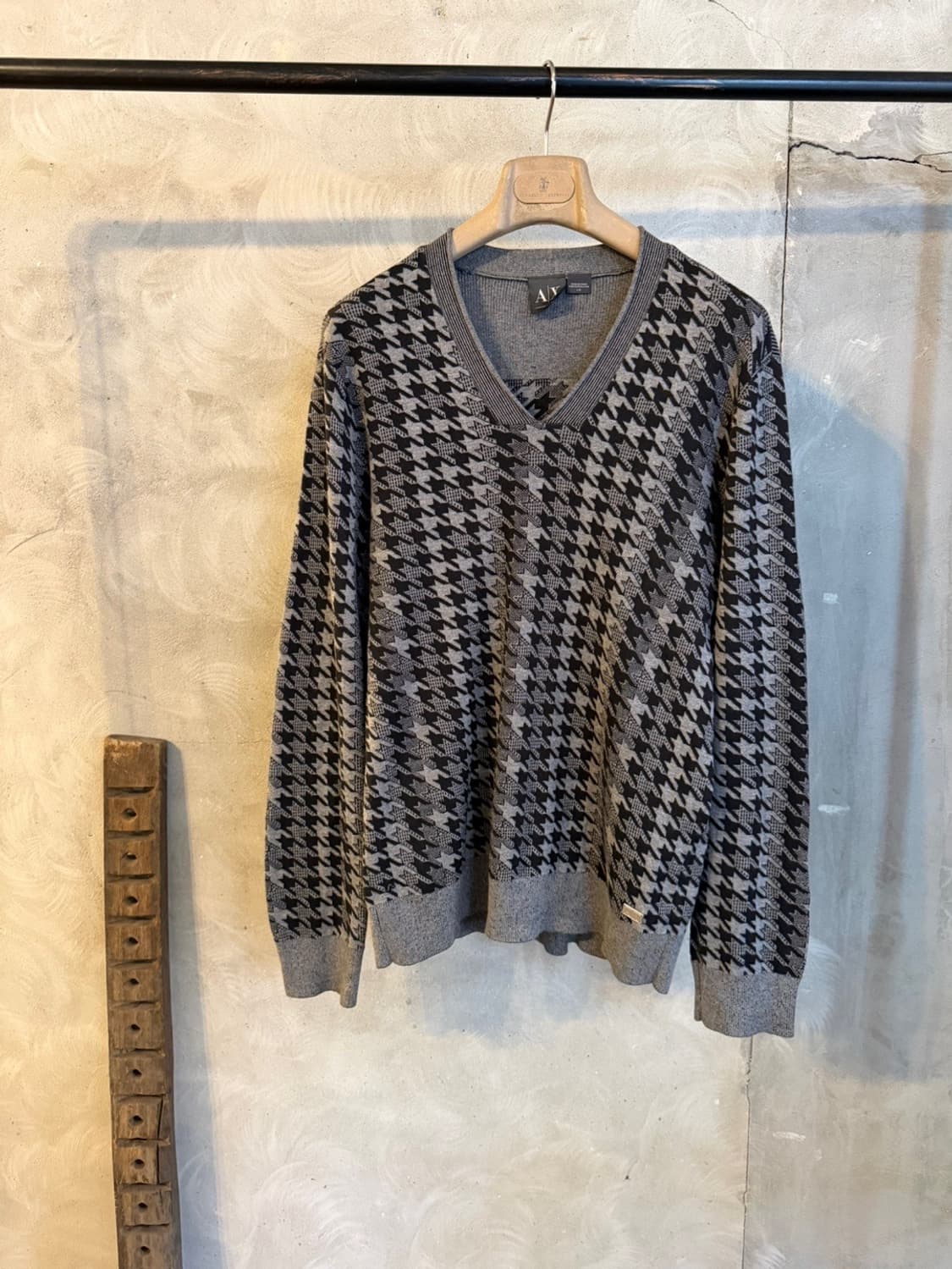 아르마니 익스체인지 브이넥 니트 100 상품이미지1