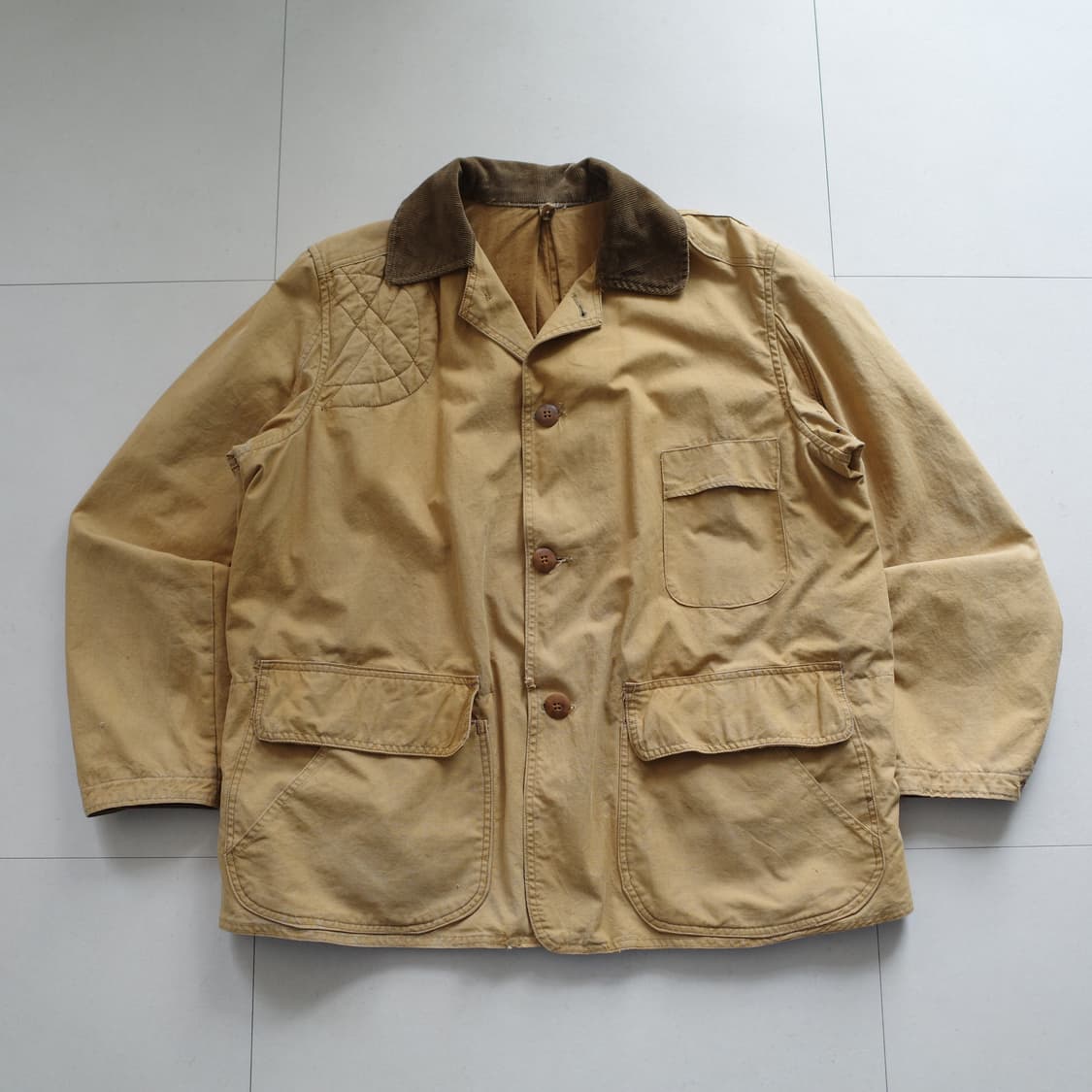 50s 시어스 JC Higgins 탈론 지퍼 덕 캔버스 헌팅 자켓 상품이미지1