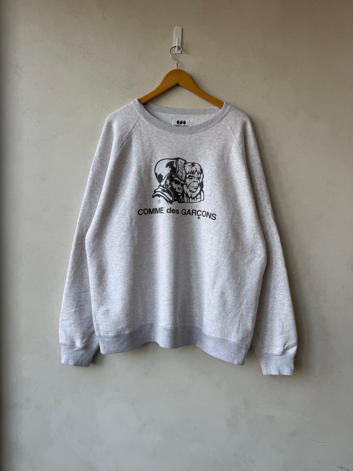 베이프 x CDG 양면 맨투맨 상품이미지2