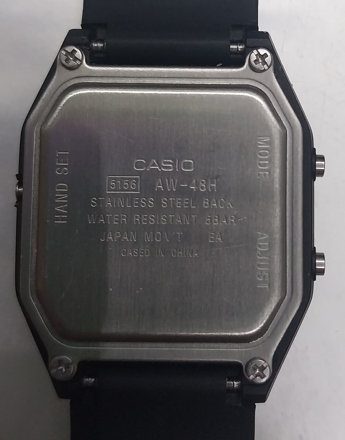 카시오 AW48HE-1AV 블랙 아날로그 디지털 시계 상품이미지5