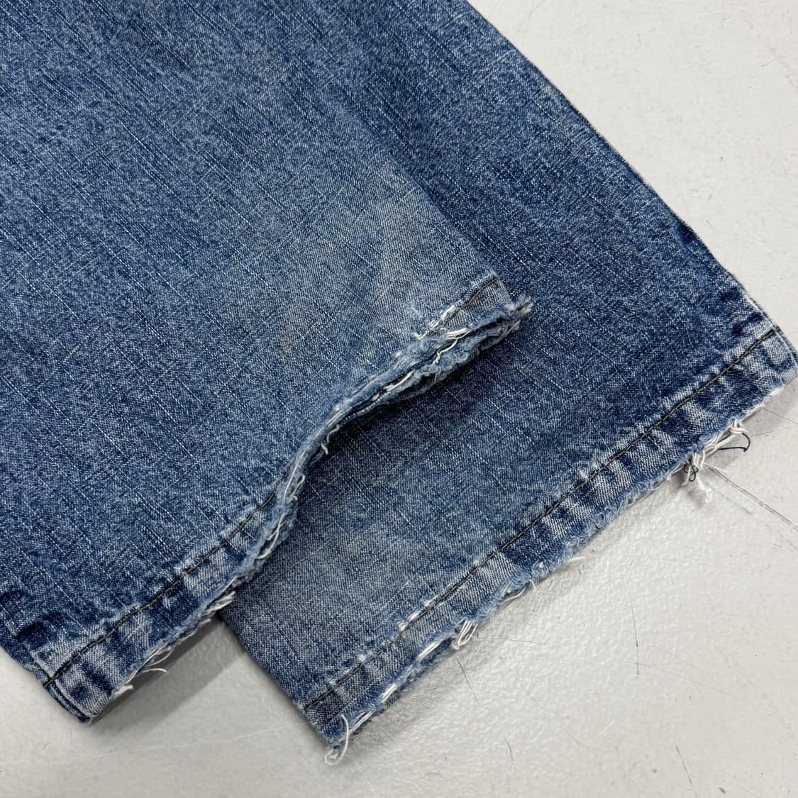 힙합 올드스쿨 워싱 데님팬츠 상품이미지7