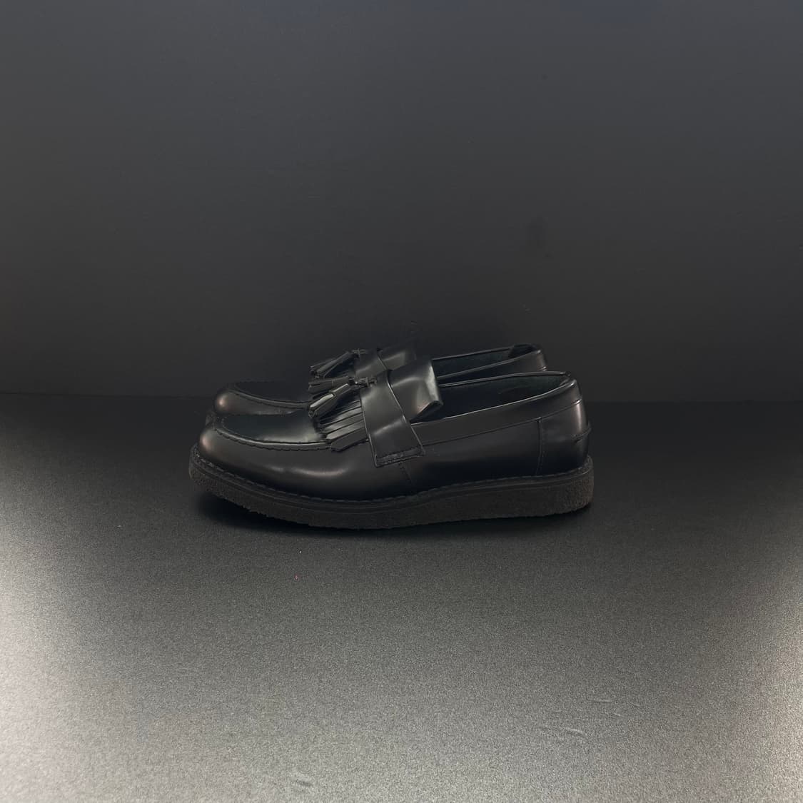 [43] 조지콕스X프레드페리 레더 테슬 로퍼 상품이미지3