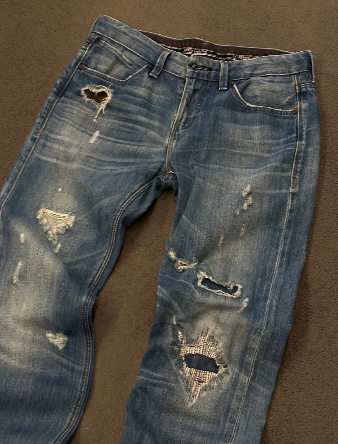 리바이스 522 워싱 디스 스트레이트 진 상품이미지1