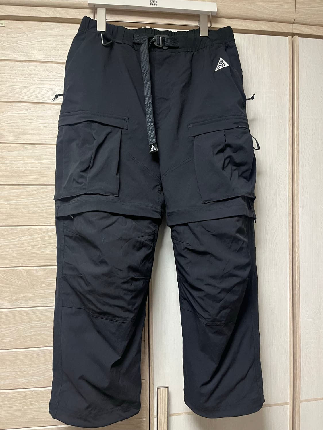 [L] 나이키 acg 스미스 서밋 카고 팬츠 블랙 아시아 L 상품이미지2