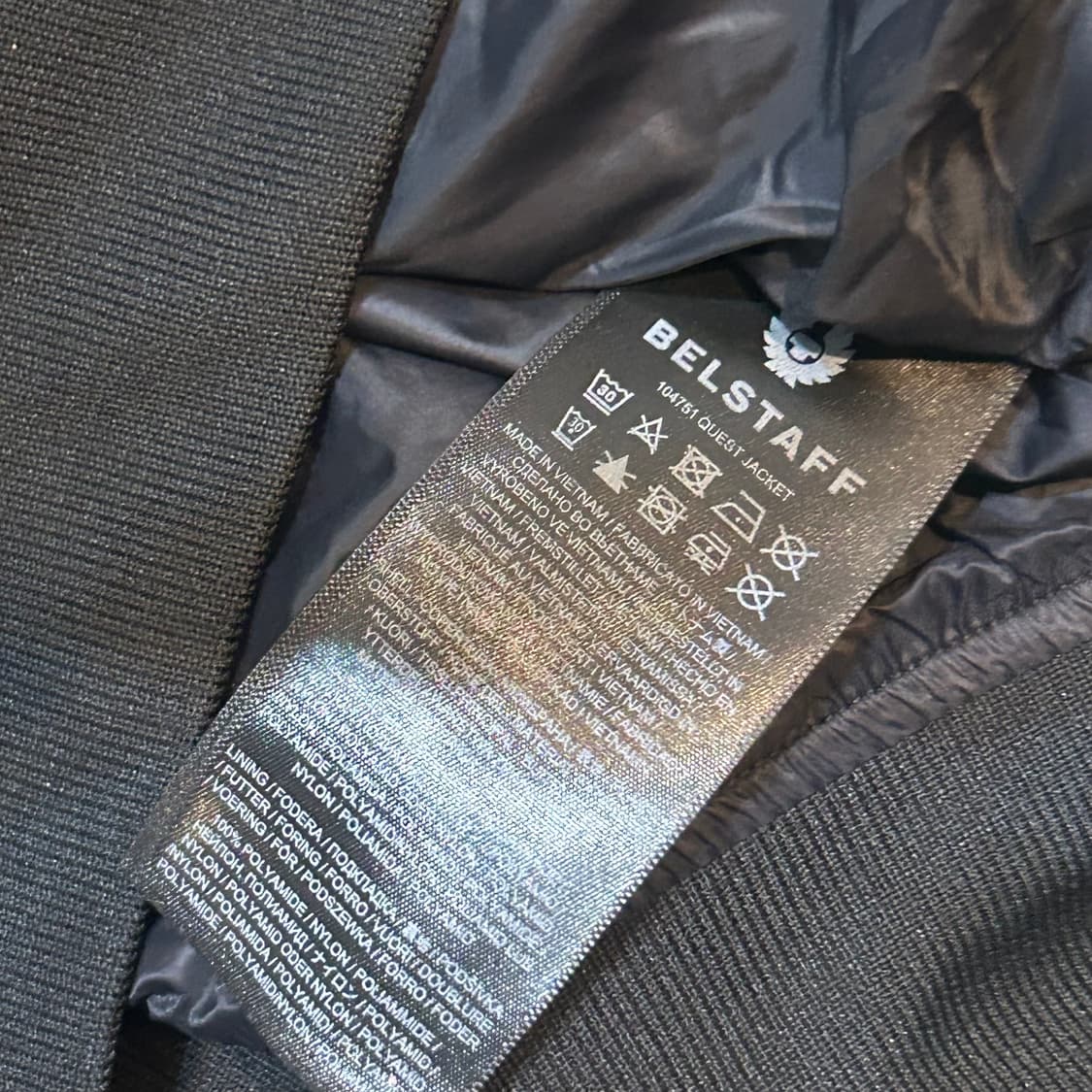 38 벨스타프 블랙 바람막이 상품이미지6