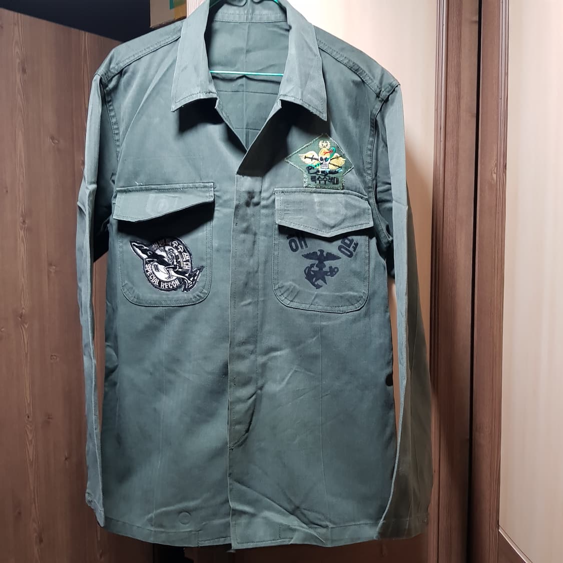 1980년대 / 해병대 전투복 상의 / 특수수색대 패치/415-501 상품이미지2