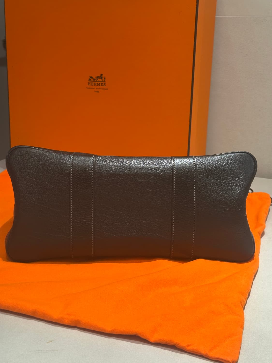 정품 에르메스 가든파티 캔버스 토트백 상품이미지8