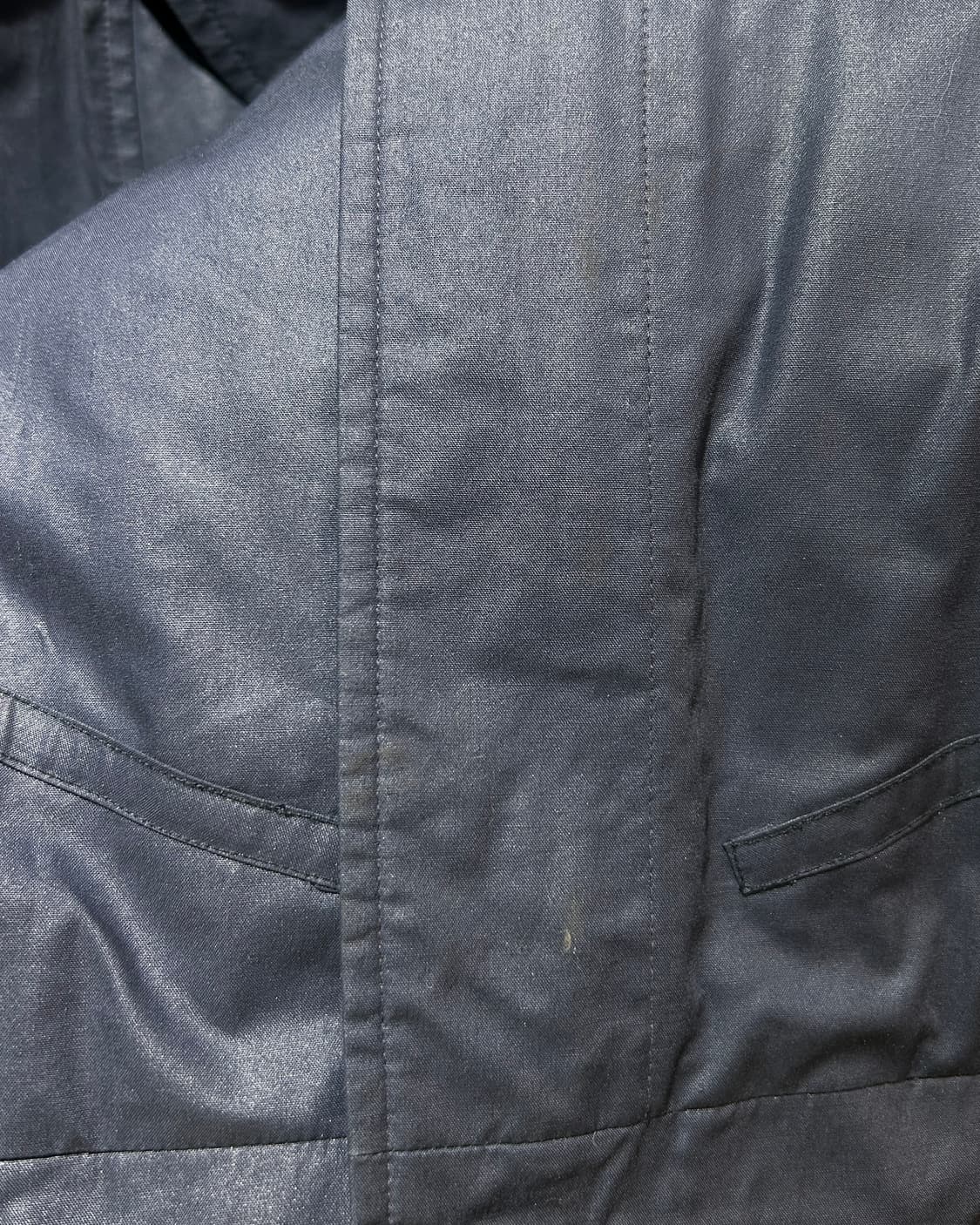 M 버버리 노바체크 네이비 코튼 싱글 자켓 상품이미지7