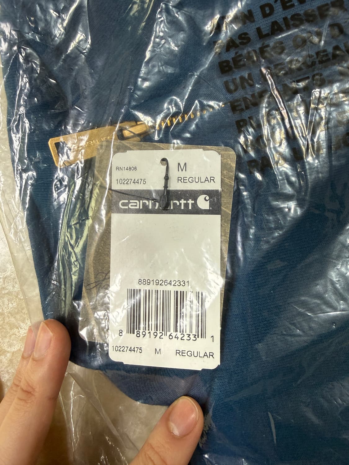 칼하트 오리지널 모크넥 짚업 상품이미지3