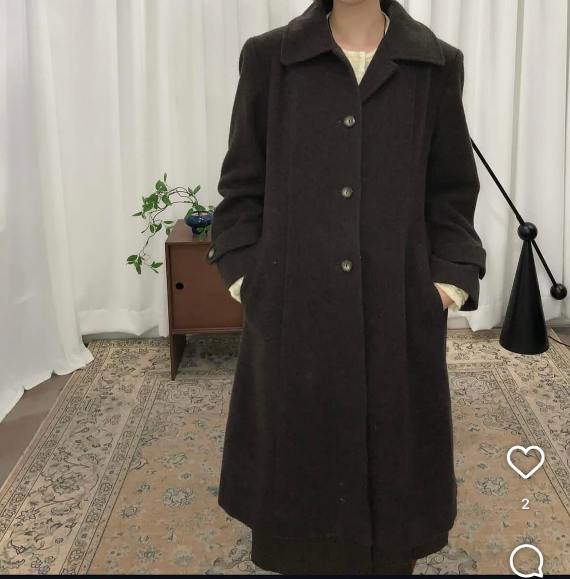 빈티지 밤 코트 상품이미지2