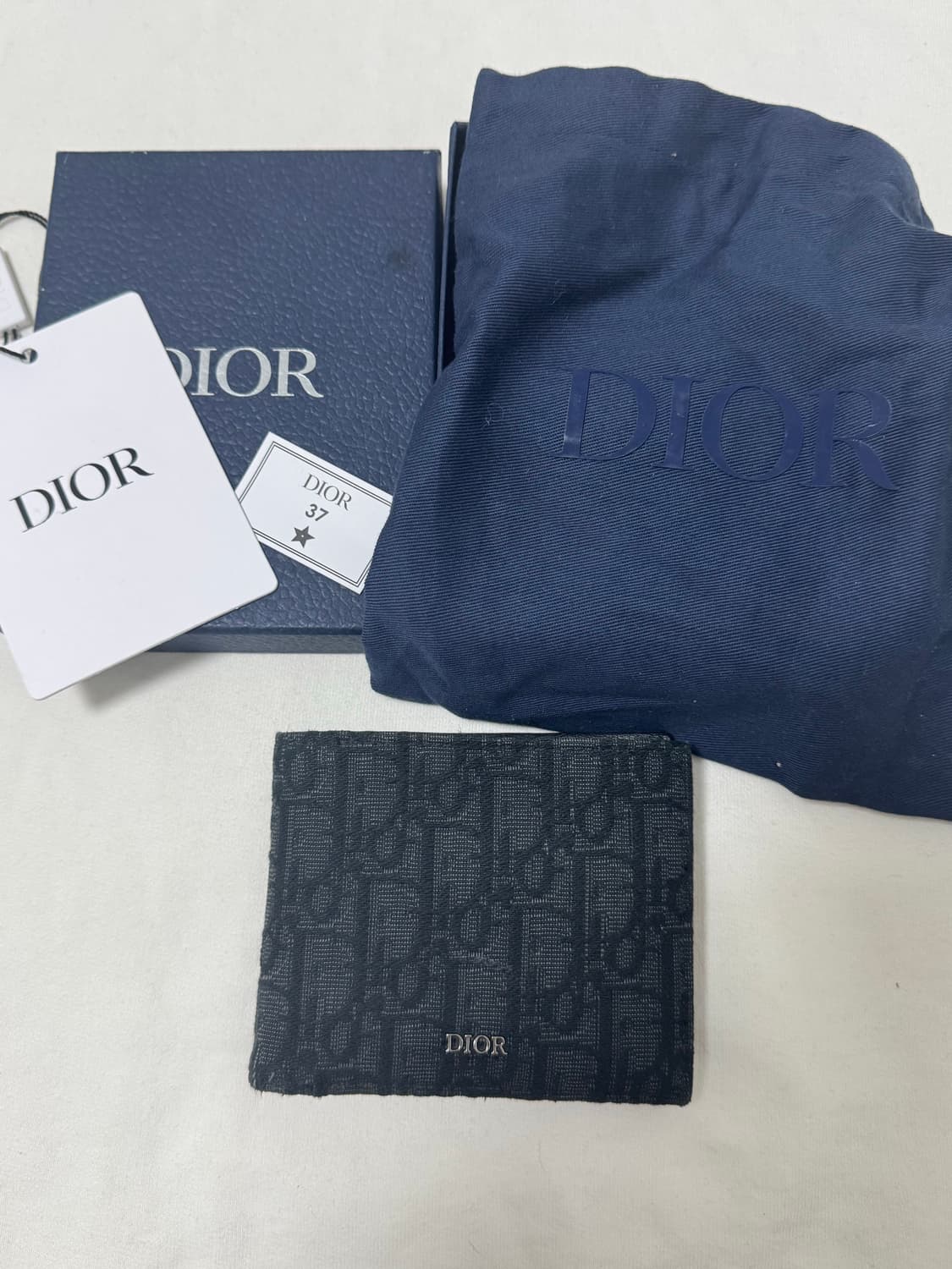 디올 오블리크 자카드 반지갑 상품이미지1