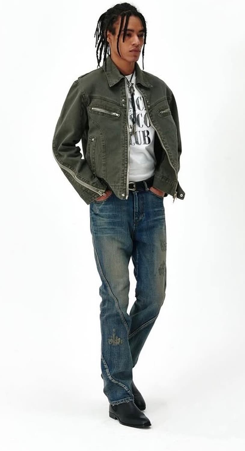 Zipper trucker jacket [2] 상품이미지2