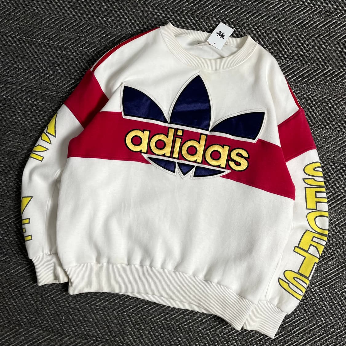 90s 아디다스 레트로 빅로고 박시핏 스웻 셔츠y 3266 상품이미지1