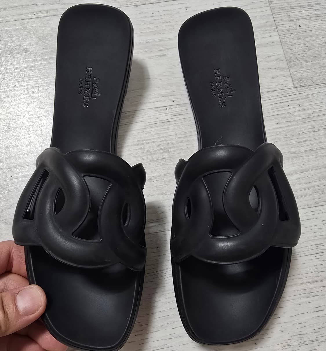 (정품) 에르메스 알로하 슬리퍼 37 (명품 여자 신발 샌들 리바쥬) 상품이미지1