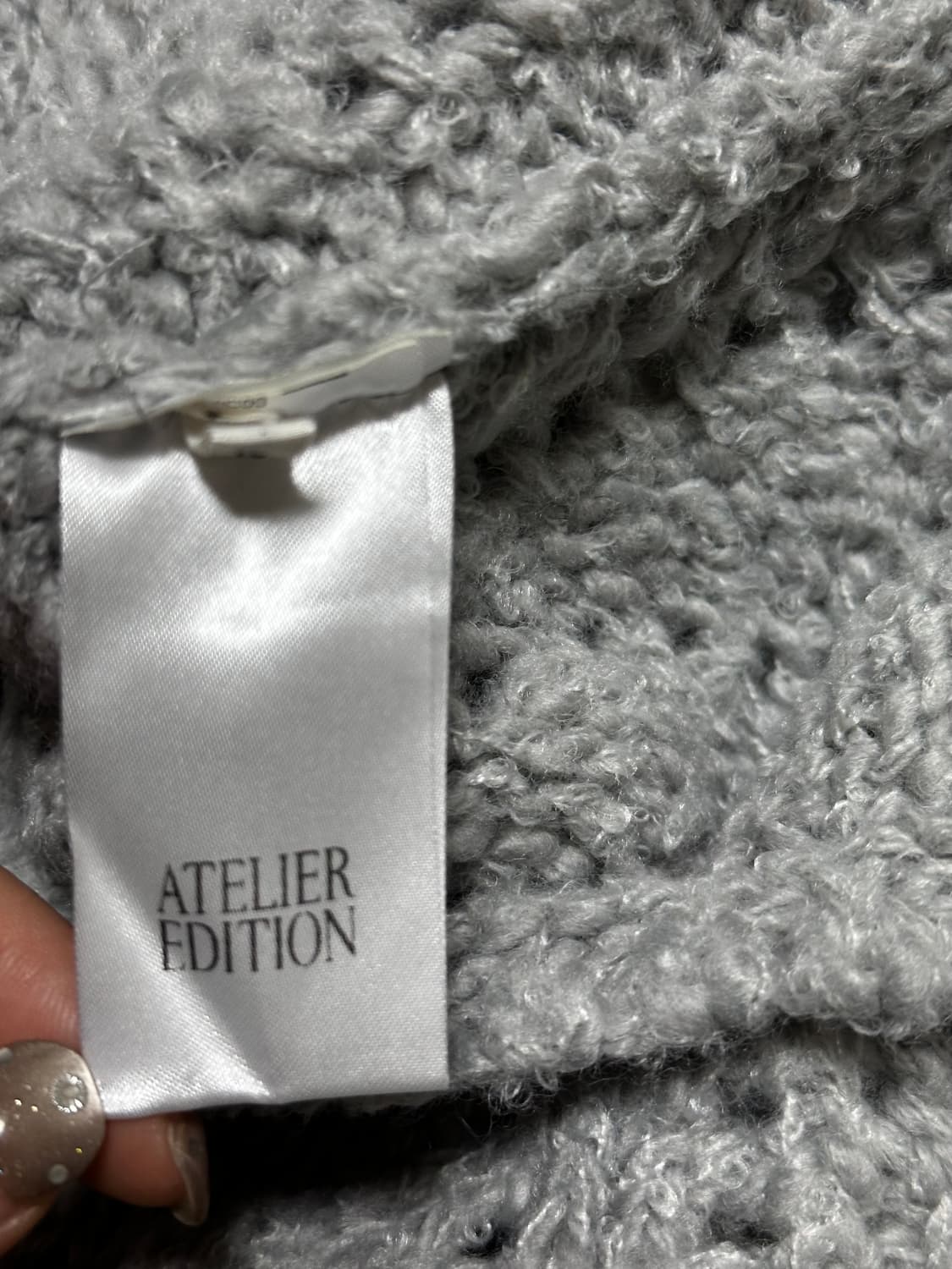 아뜰리에 에디션  Skashi Round Knit (light gray) 상품이미지9