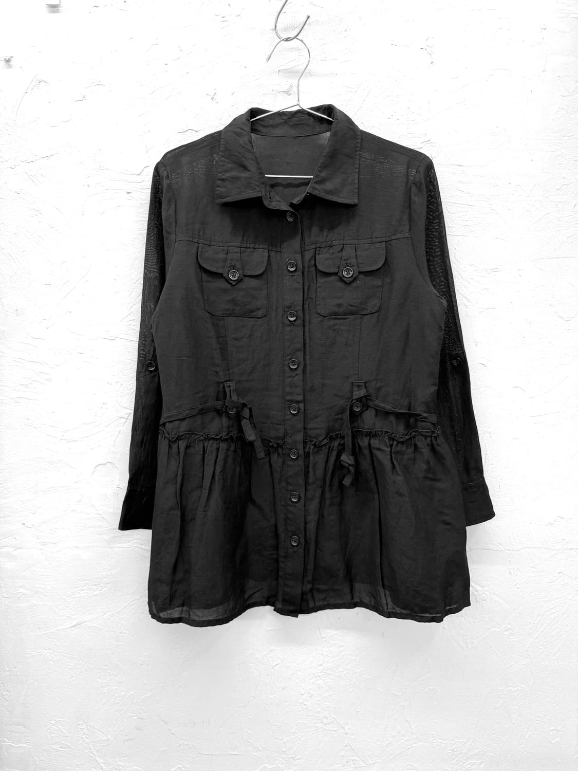 have a nice trip 개더 블라우스 상품이미지1