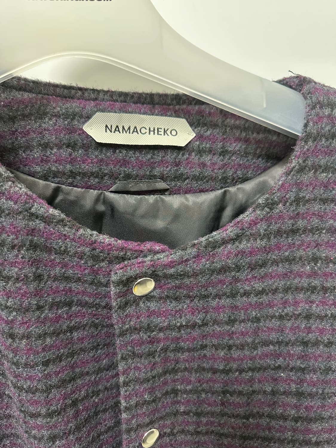 나마체코 콜튼 체크 봄버 상품이미지2