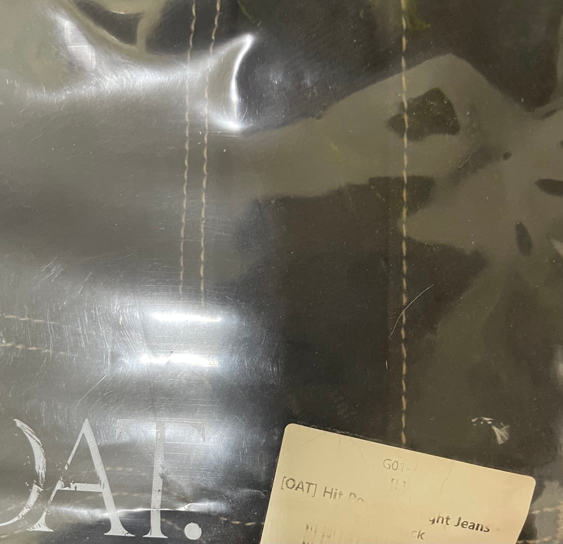 (새상품) 98도씨 OAT 히트 포켓 스트레이트 진 (기모바지) 상품이미지5