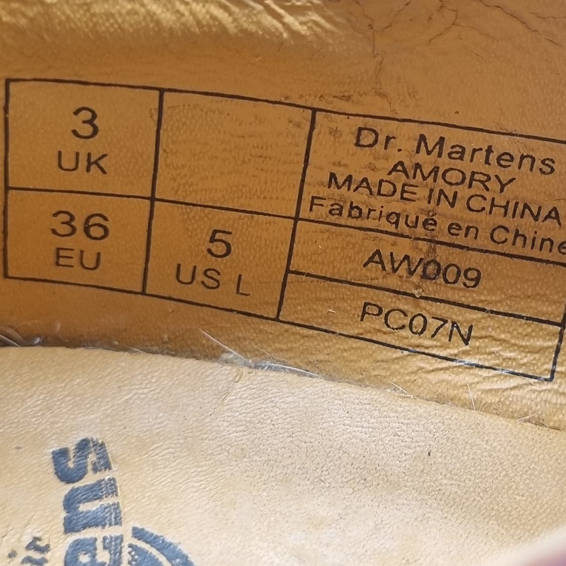 닥터마틴 3홀 버건디 로퍼36 220 굽6.5 상품이미지6