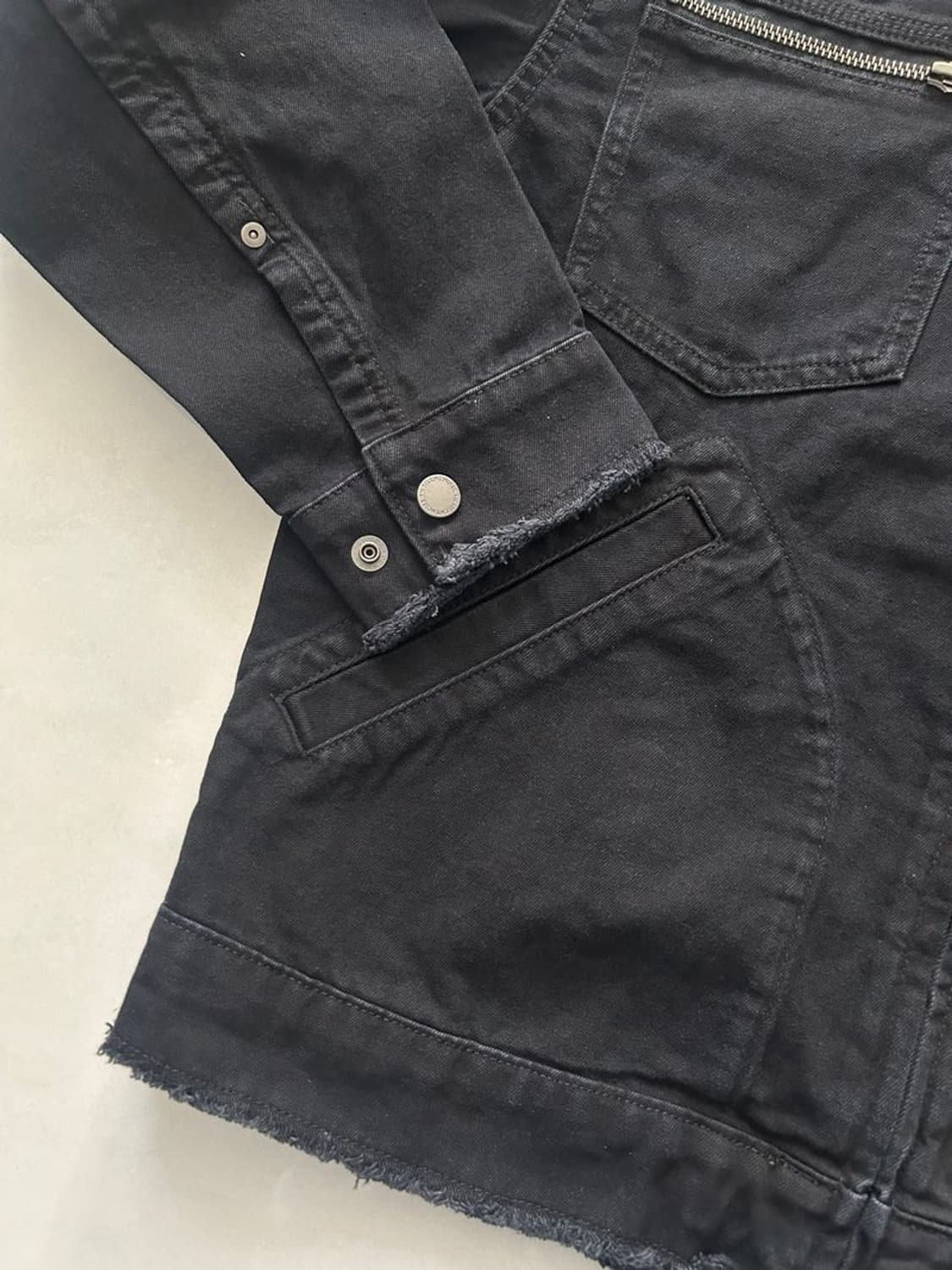 DENIM ZIPUP HOODIE 데님 지퍼 후드티 상품이미지7