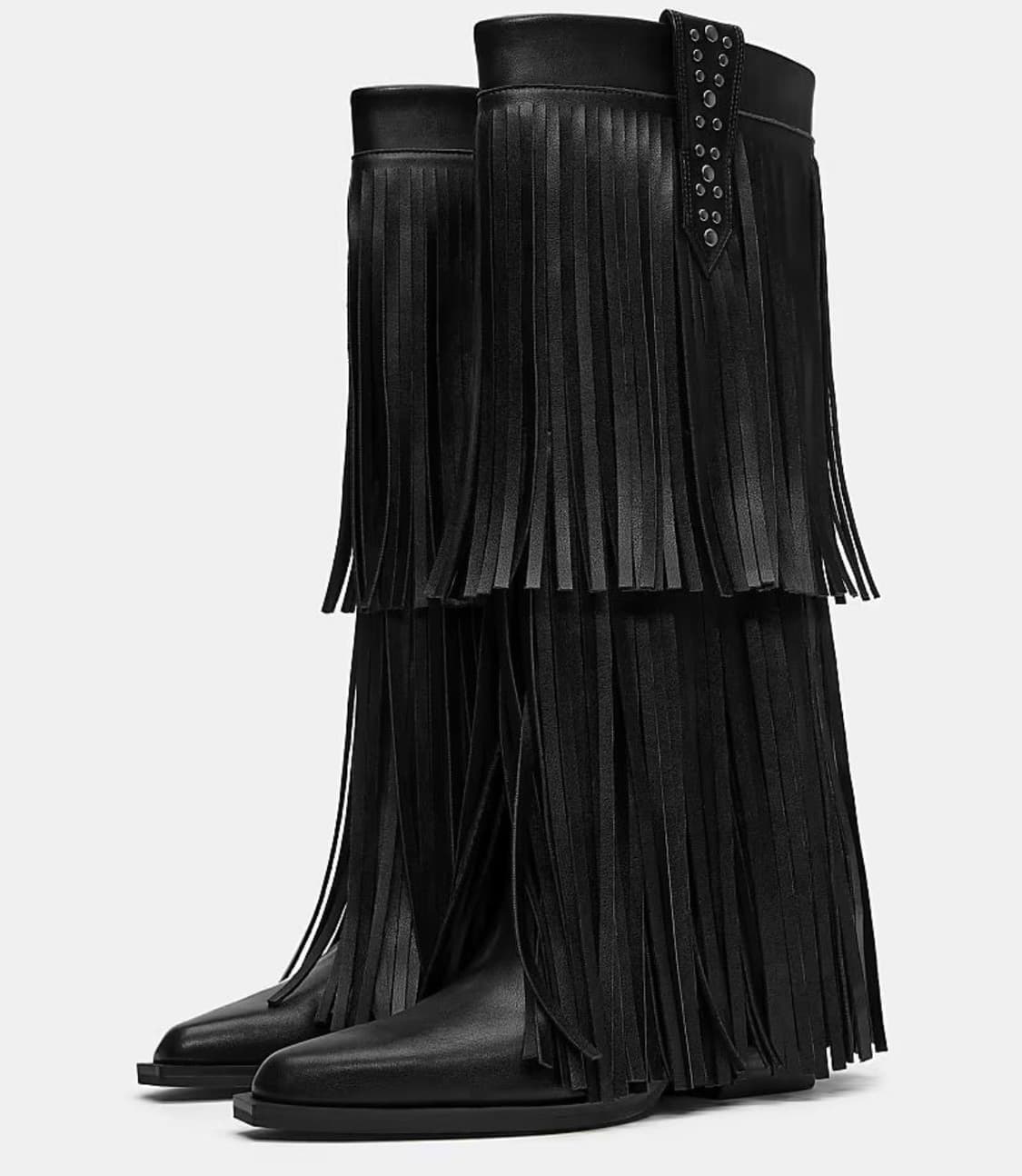 폴앤베어 프린지 롱부츠 상품이미지3