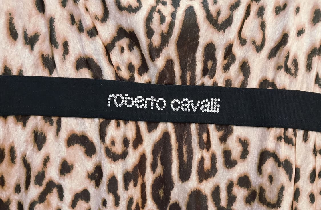 [Roberto Cavalli] 이탈리아제 레오파드 프린트 반팔 티 상품이미지5
