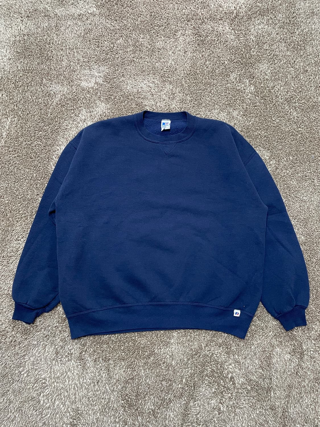 90s russell athletic sweat 러셀스웻 네이비 상품이미지1