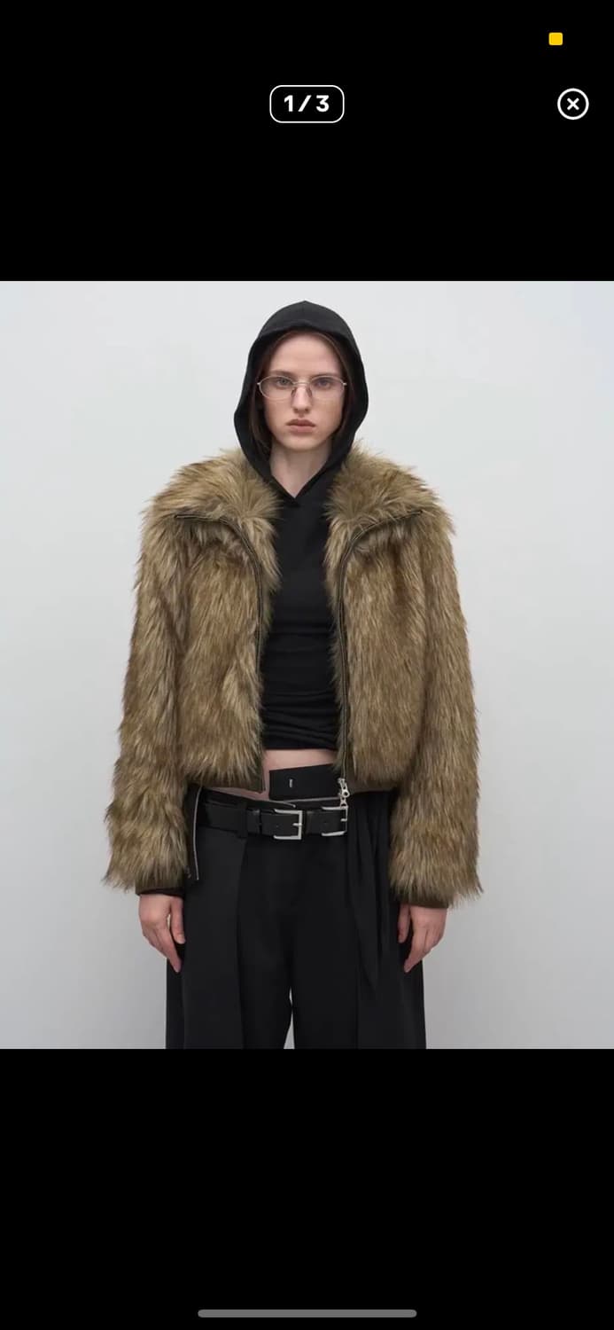 Lcdc 퍼자켓 브라운 상품이미지1