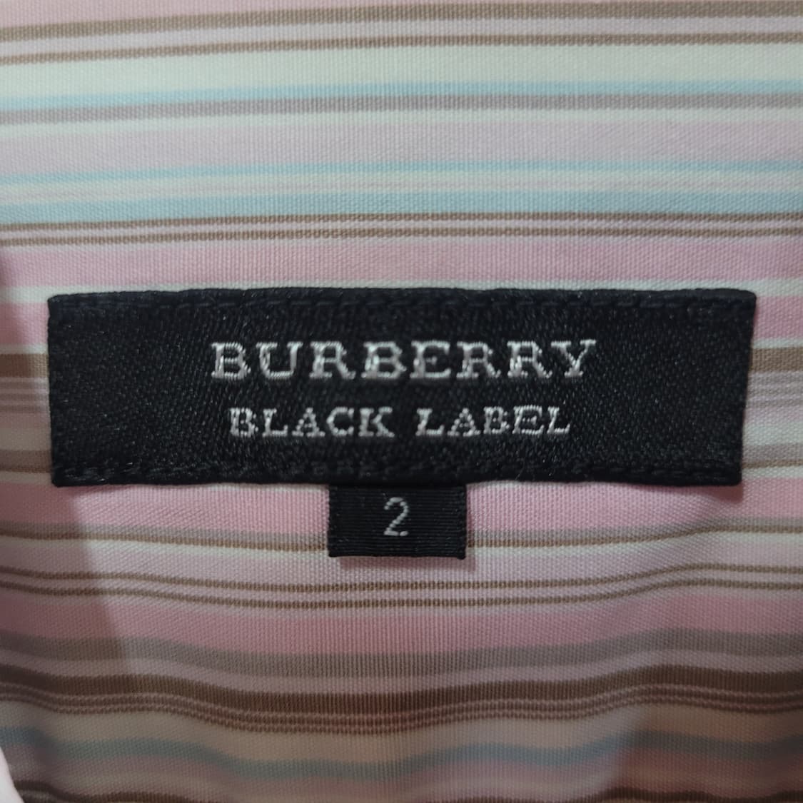 Burberry 버버리 블랙라벨 빈티지 자수로고 셔츠 상품이미지5