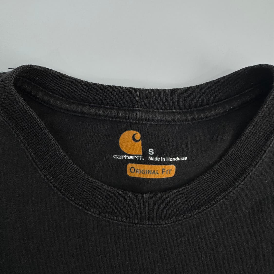 Carhartt 칼하트 원포켓 블랙 반팔티 상품이미지5
