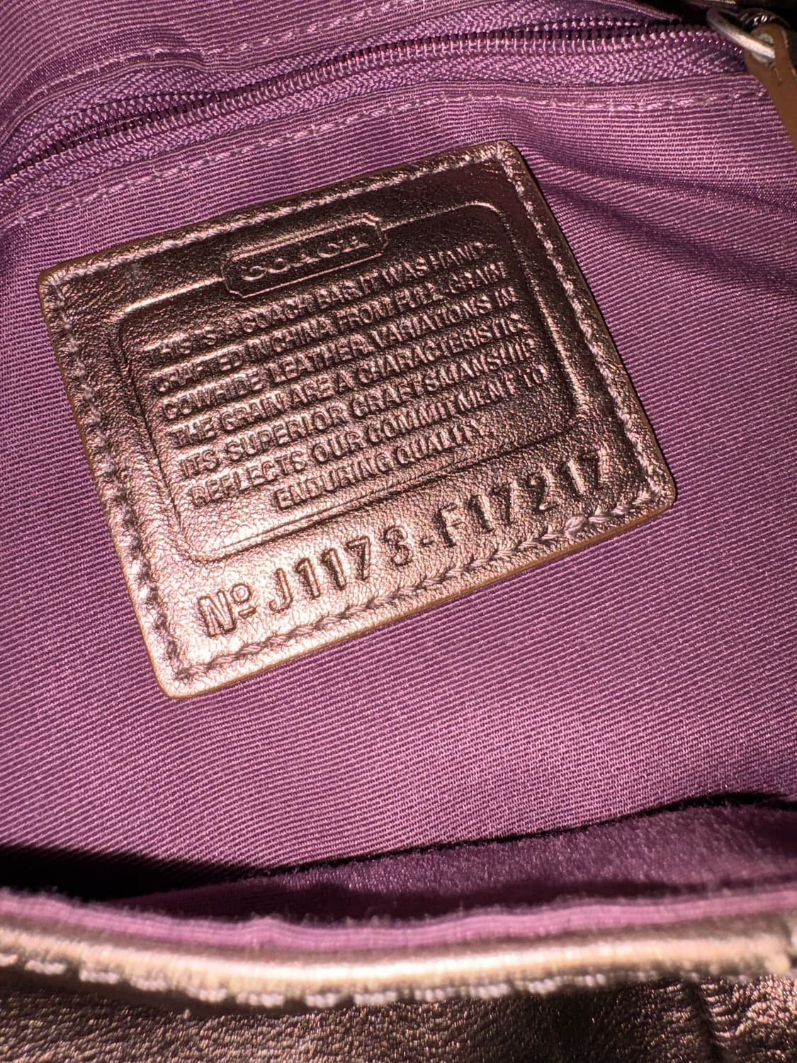 Coach gold brown glitter shoulder bag 상품이미지10