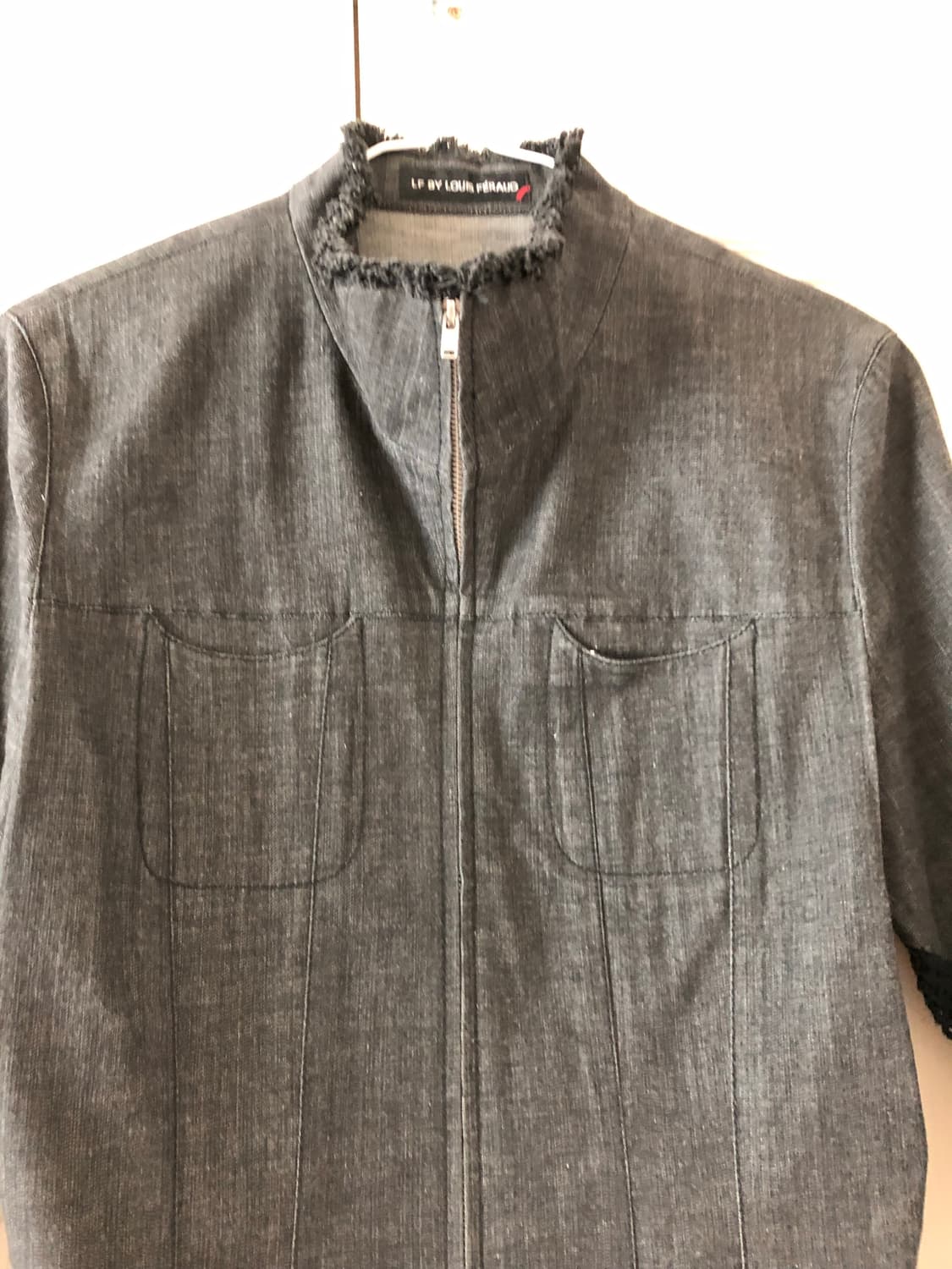 빈티지 데님 레이스 자켓 상품이미지3