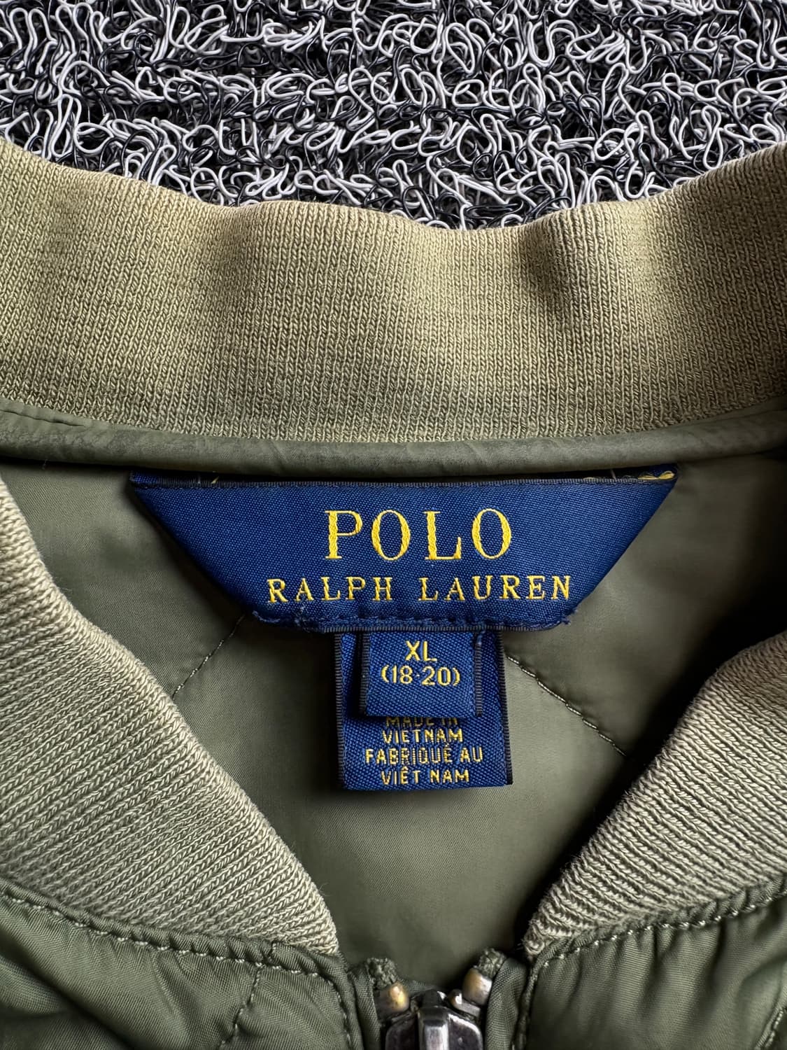 폴로 랄프로렌 신형 포니로고 올리브 퀼팅 자켓 2935 상품이미지3