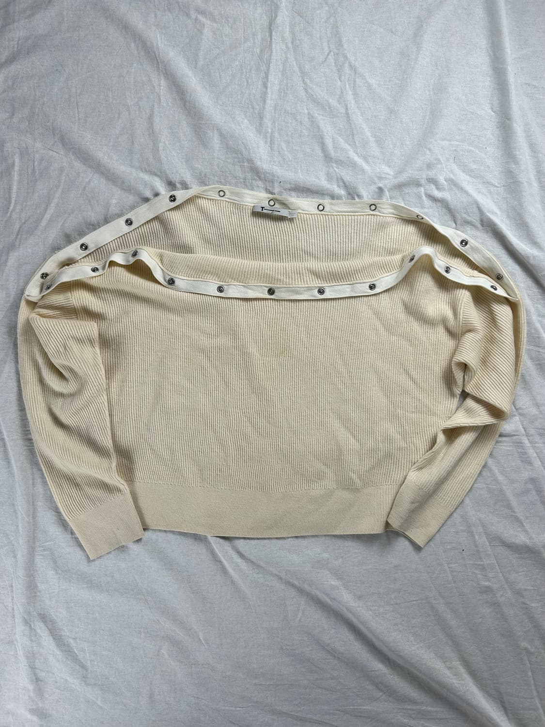 알렉산더왕 스냅 버튼 니트 탑 상품이미지2