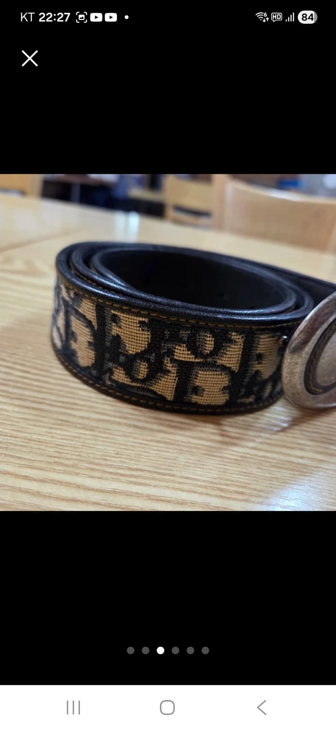 디올 오블리크 벨트 남.녀.공용 상품이미지2