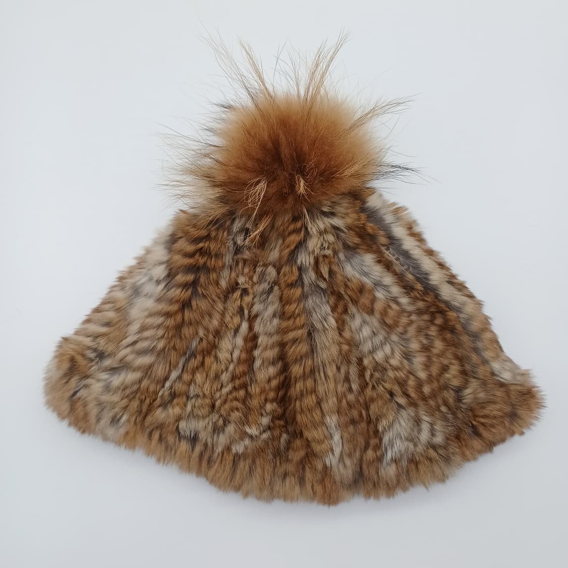 천연모피 너구리 래빗퍼 비니 방울 모자 [JBFS10751-256-03] 상품이미지5