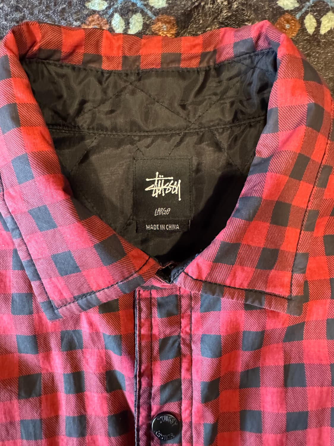 스투시 체크패턴 아우터 상품이미지3