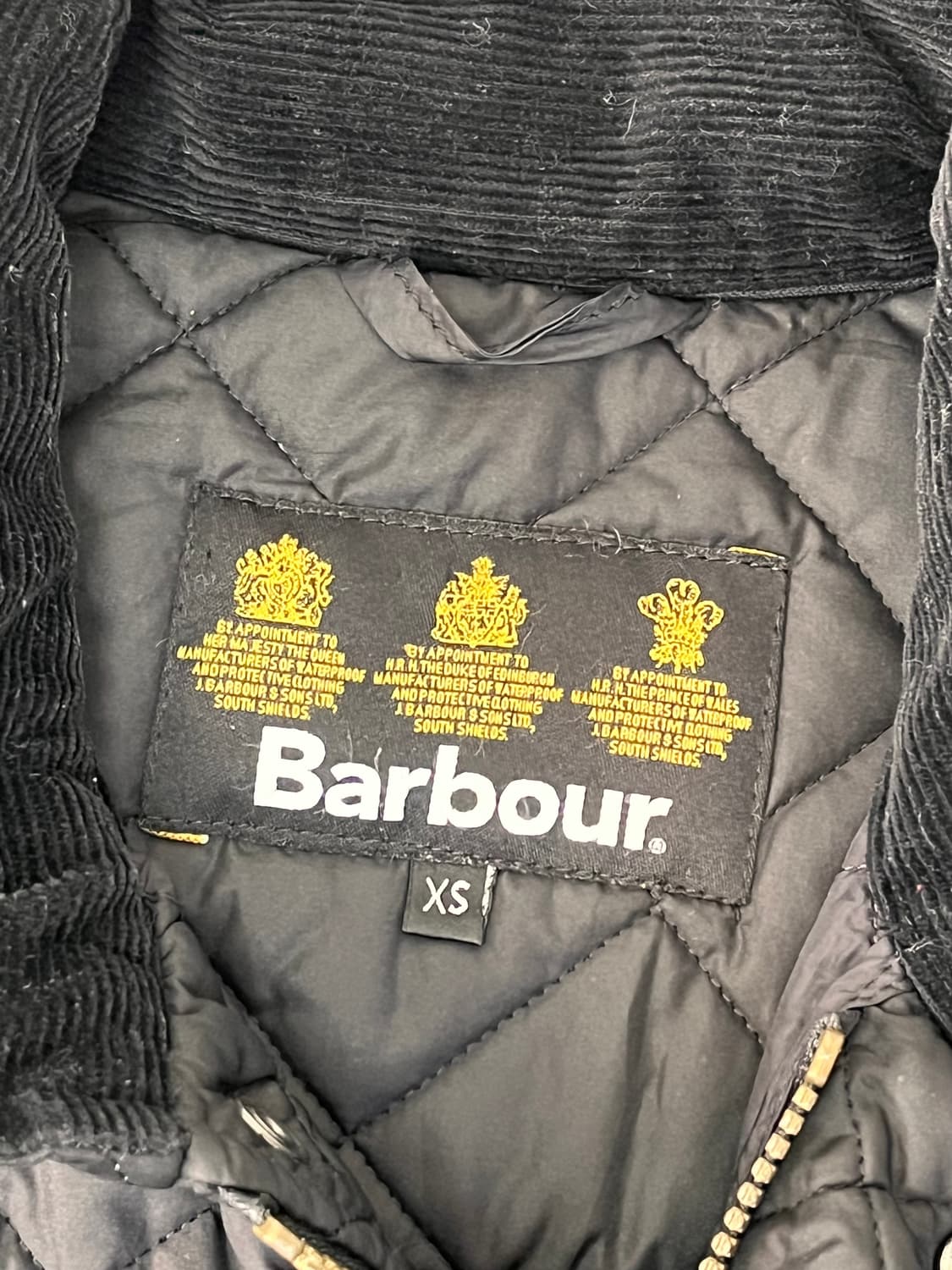 바버 퀼팅 자켓 (xs) 상품이미지5