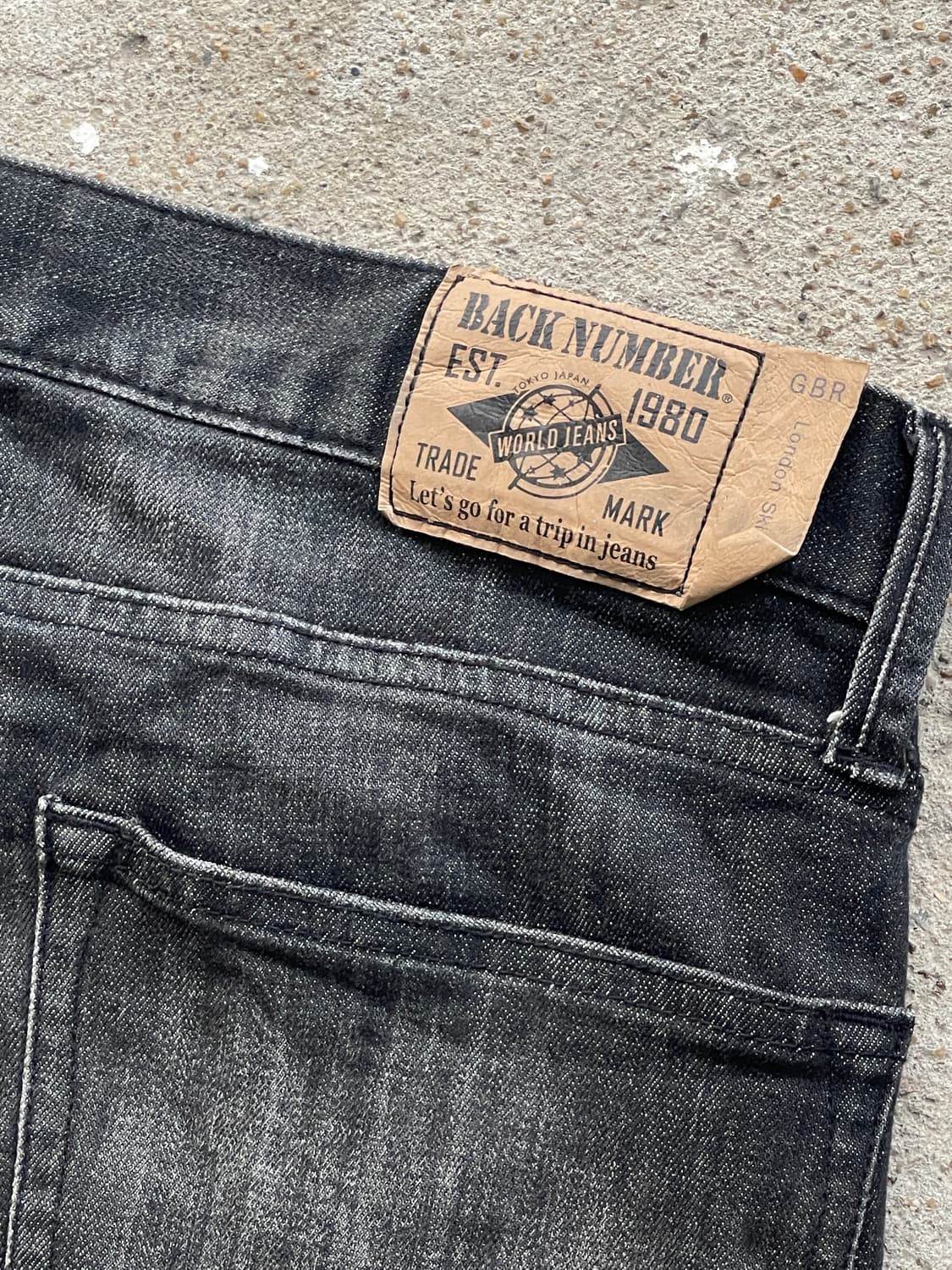 grey wash straight jeans 상품이미지7