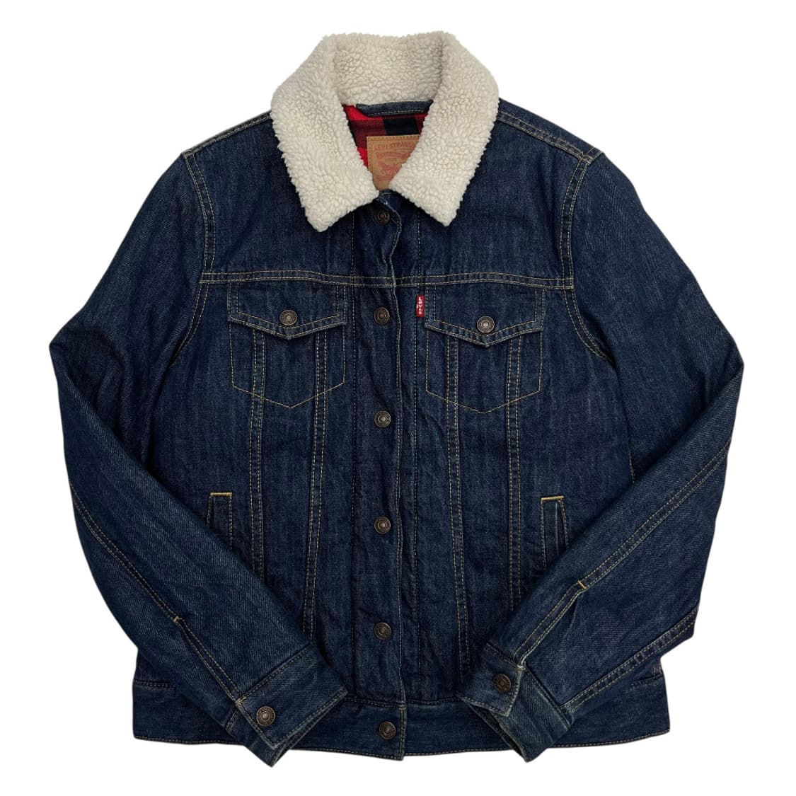 리바이스 양털 카라 데님 자켓 S 상품이미지2