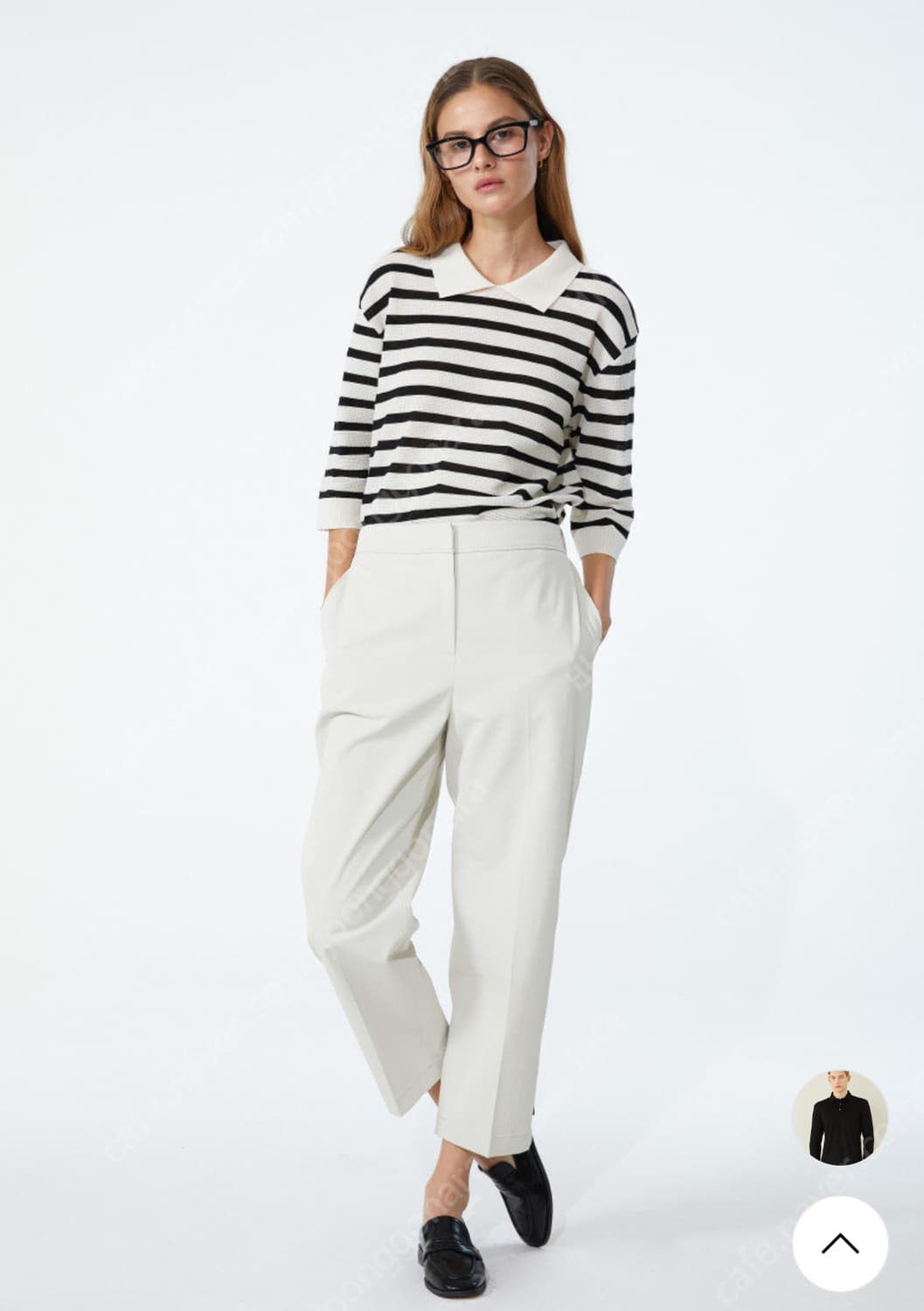 닥스 43만대 카라 니트탑 23년 상품이미지3