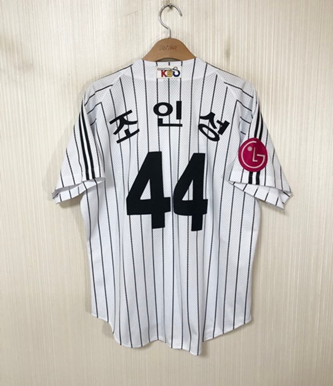 KBO LG트윈스 핑크로고 홈유니폼/져지 100 #44 조인성 상품이미지1