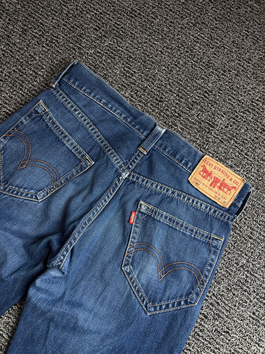 리바이스 901 TYPE1 웨스턴 데님 팬츠 3060 상품이미지5