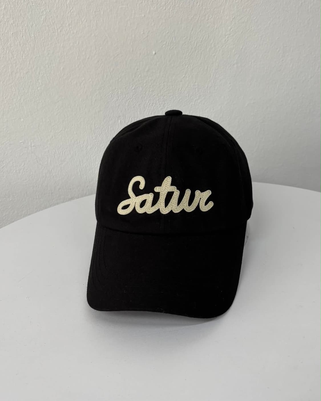 Satur 세터 빈티지 아플리케 캐주얼 볼캡 모자 상품이미지1