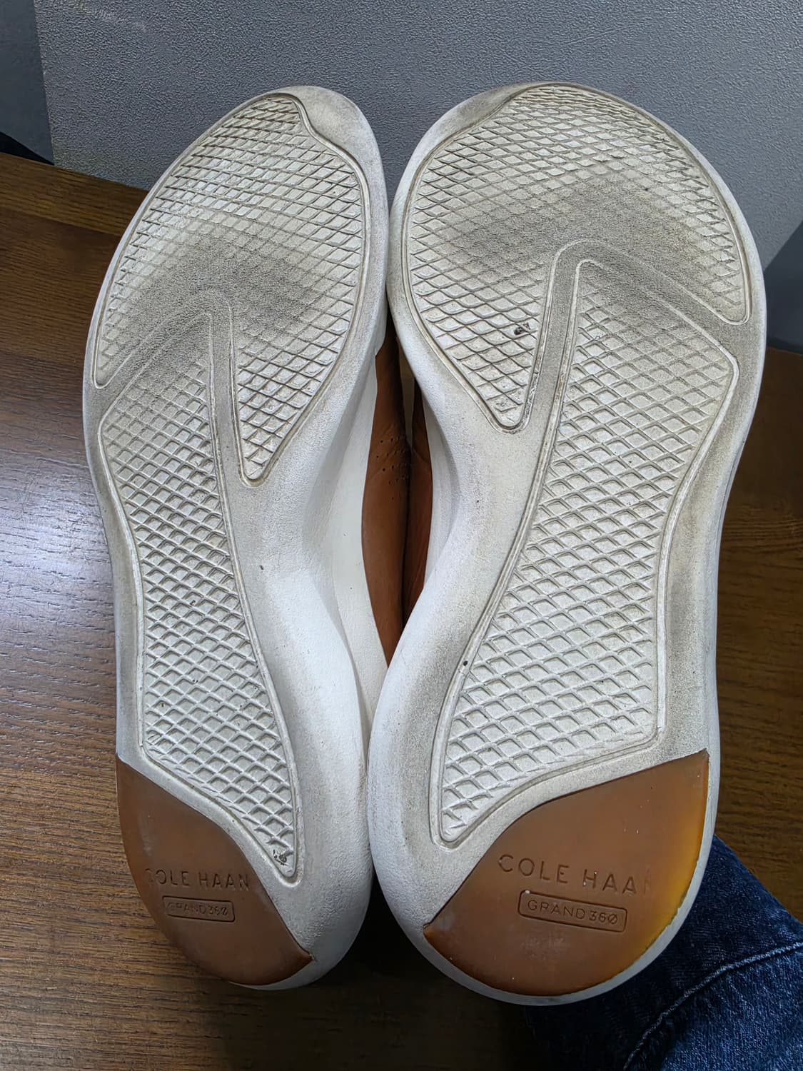 콜한 GRANDSERIES 브라운 가죽 스니커즈 상품이미지9