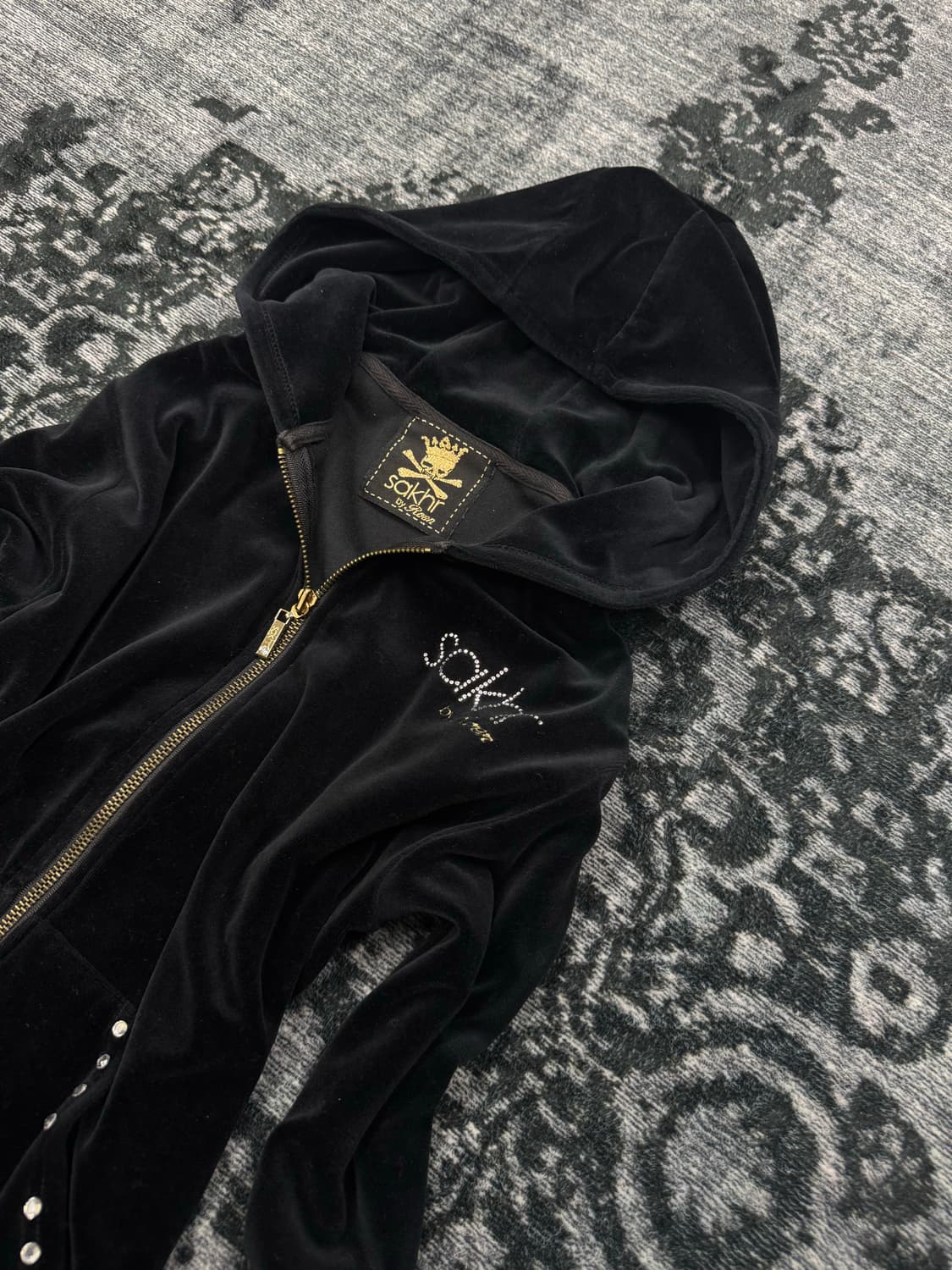 Sakhr by roen velour training set up 상품이미지5