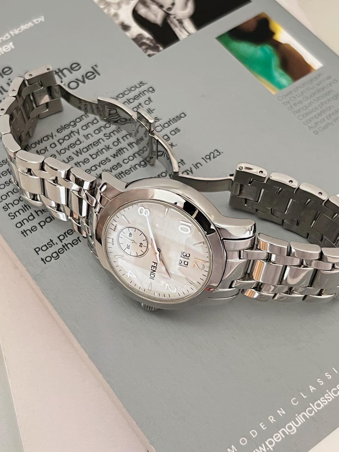 FENDI 펜디 데이트 스몰세컨드 스틸 남성 시계 상품이미지6