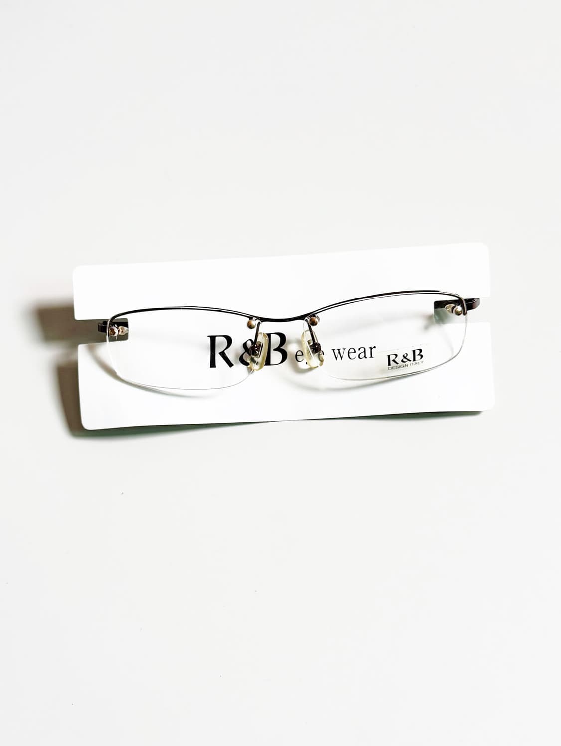 R&B Eyewear 무테 스퀘어 메탈 프레임 빈티지 안경 상품이미지2